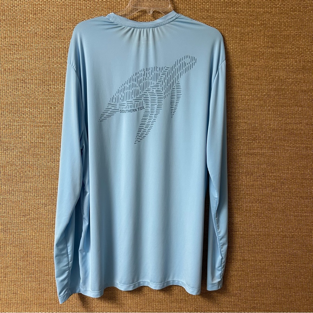 Southern Tide Shirt Mens Medium Blue Turtle READ